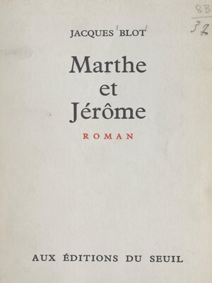 cover image of Marthe et Jérôme